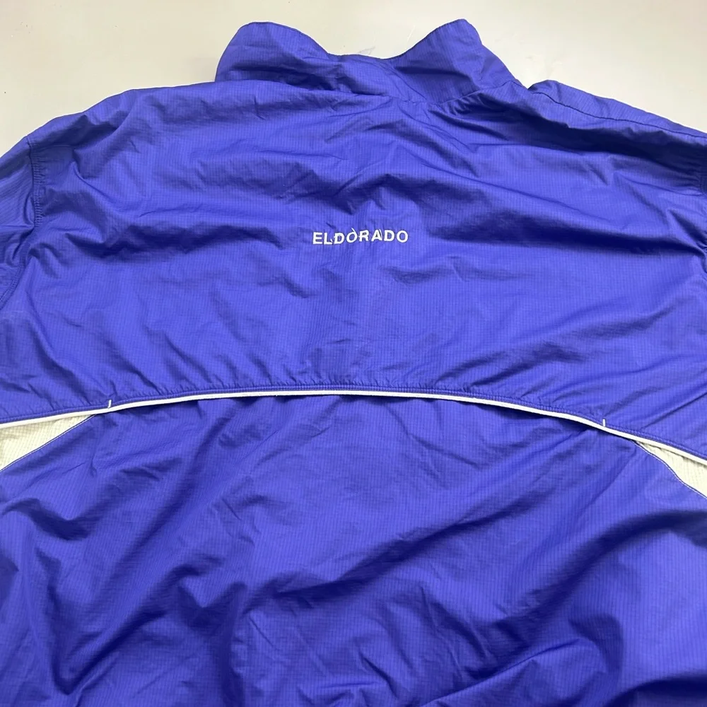 Nike Men's XXL Philadelphia Eagles Storm Fit Purple Windbreaker Jacket READ FLAW
